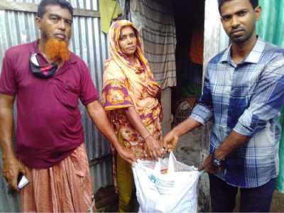 কালীগঞ্জ, সাতক্ষীরা এলাকায় খাদ্য সহায়তা কর্মসূচী