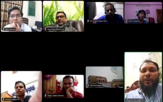 1st Zoom Meeting at 17/10/2020